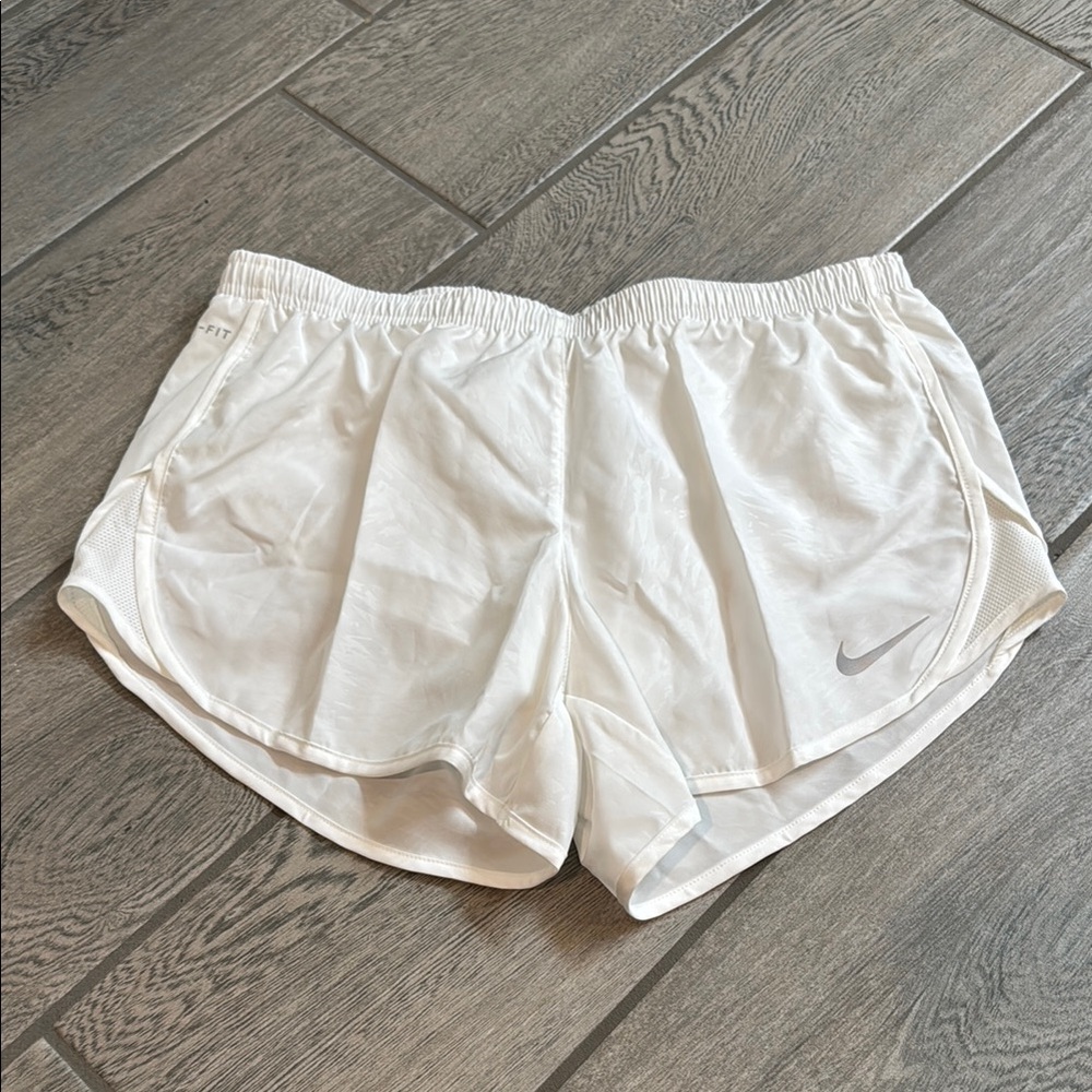 Nike Dri-Fit Running Shorts - White - Medium